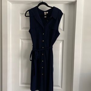 Navy Blue dress for any day occasion
